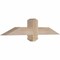 Ekena Millwork Eugene Smooth Timber Gable Bracket, Douglas Fir, 36"W x 7"H x 3 1/2"D x 3 1/2"F, 5/12 Pitch GBW036X07X0404EUG00SDF - alternate 2